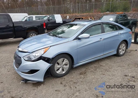 2013 Hyundai Sonata Hybrid from USA, damaged, VIN KMHEC4A44DA076676